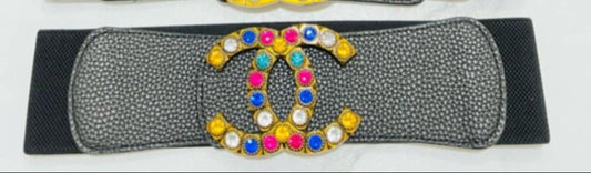9.3.25 Belts C with  black rhinestone colors up to 2x