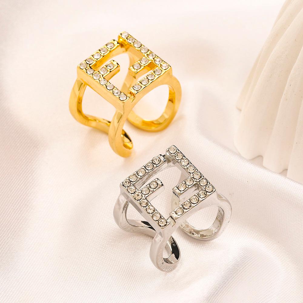 9.30.25 Ring FN adjustable w rhinestone