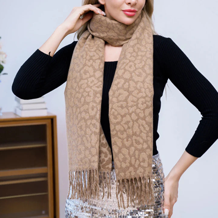 10.14.25 Scarf leopard print scarf