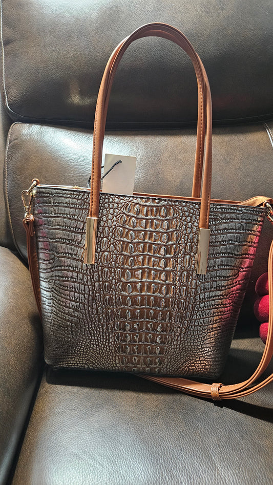 6.19.25 Purse BR designed croc texture