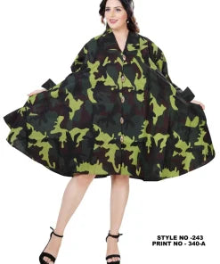 10.14.25 Coat dress KC button up w brassbutton coat dress fit up to 2x