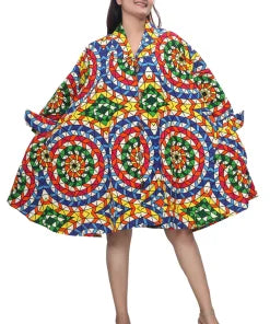 10.14.25 Coat dress KC button up w brassbutton coat dress fit up to 2x