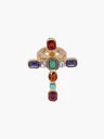 6.9.26 Ring Multicolor rhinestone cross