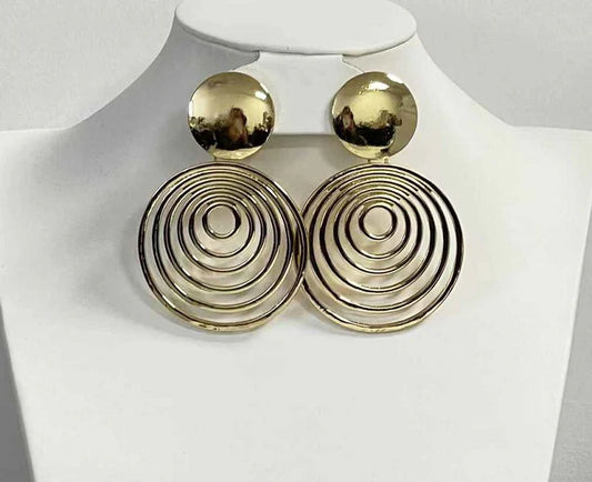 5.25.25 Earring Clip on circle circle