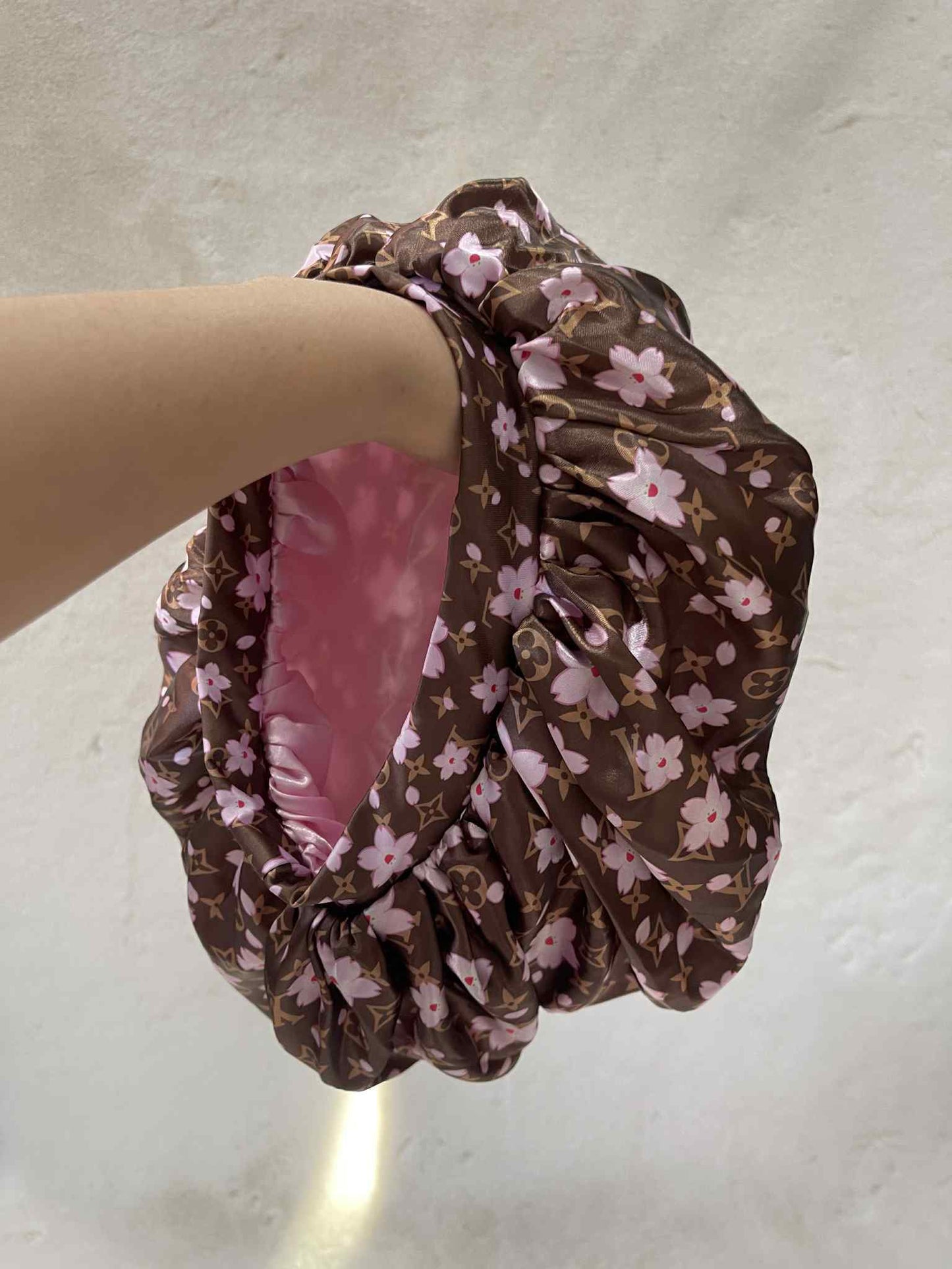 9.21.25 Bonnet silky designer bonnets L cherry