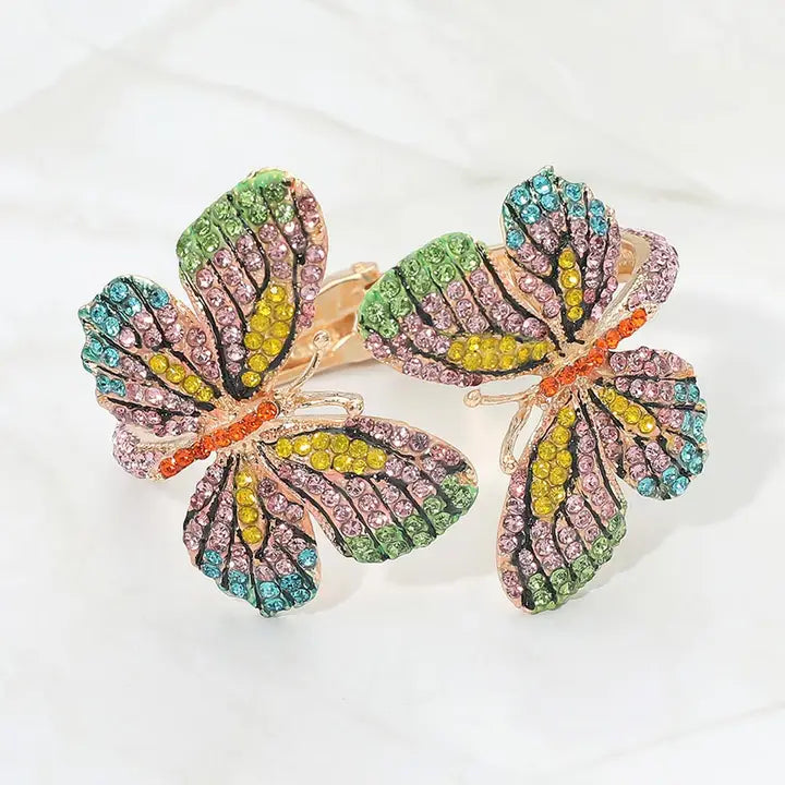 7.2.26 Bracelet butterfly rhinestone bling