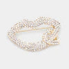 11.5.25 Brooche Lip rhinestone