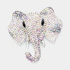 11.2.25 Brooche Elephant rhinestone