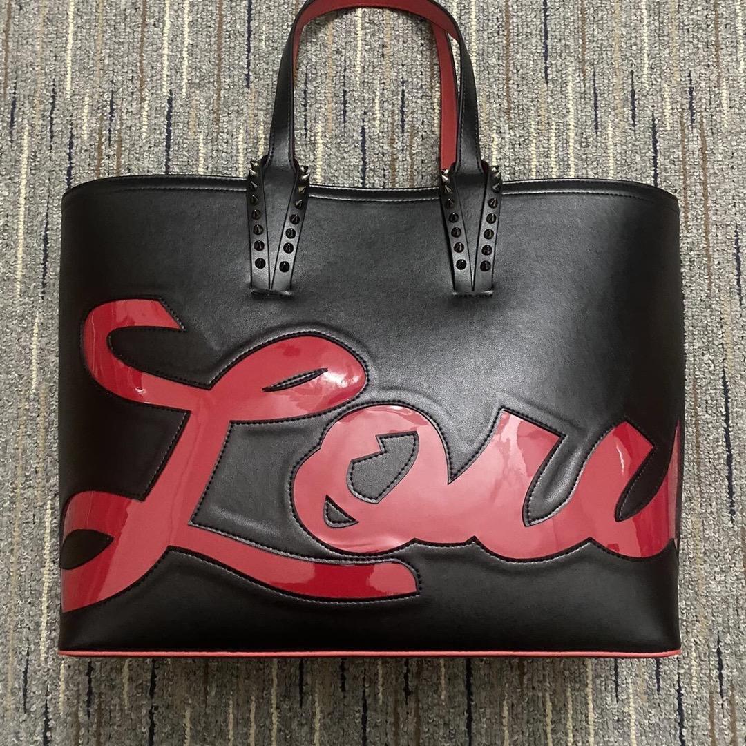 9.17.25 Tote Cl BLACK RED/lou