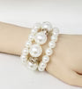 9.30.25 Bracelet chunky pearl bracelet 3 strands