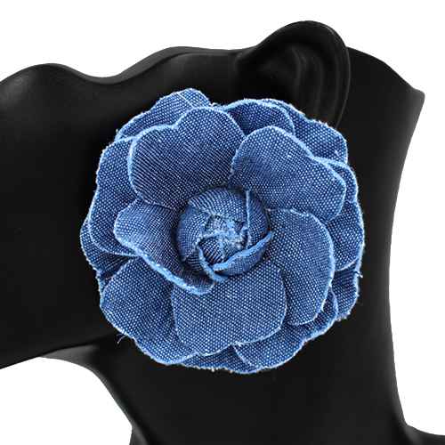 7.22.26 Earring Denim flower