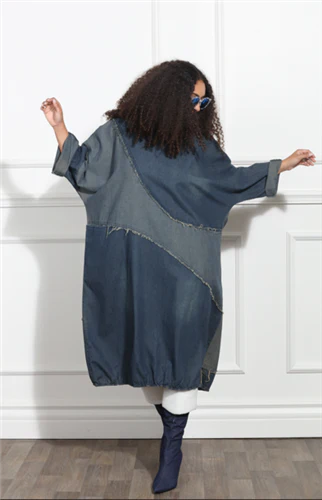 8.22.25 Dress LuxeModa denim on denim up to 2x
