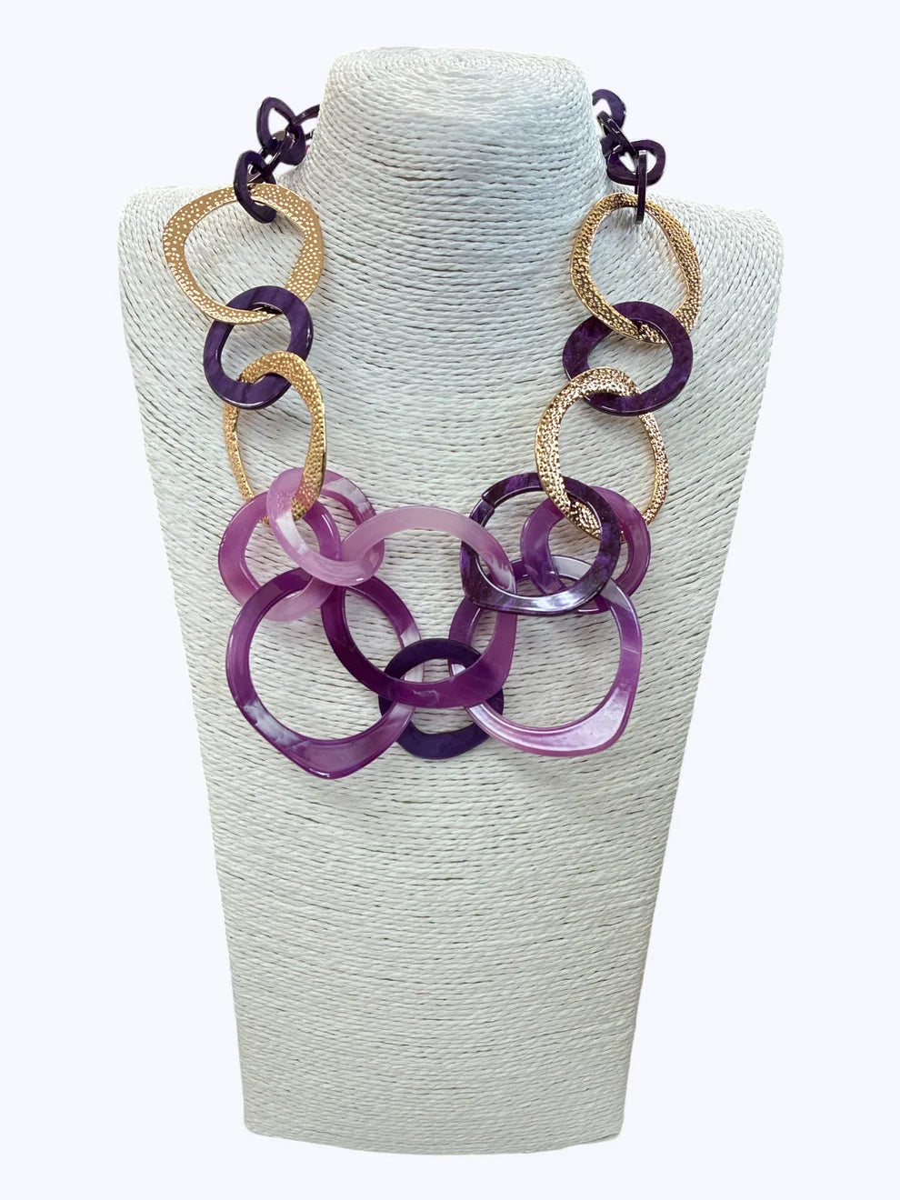 7.29.26 Necklace mixed acrylic links