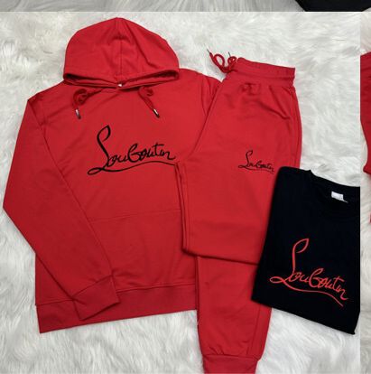 10.20.25 Jogger set CL Red w zip up hoodie 3 pc tee include