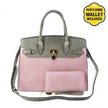 3.20.25 Purse case purse w locket 2 tone w wallet