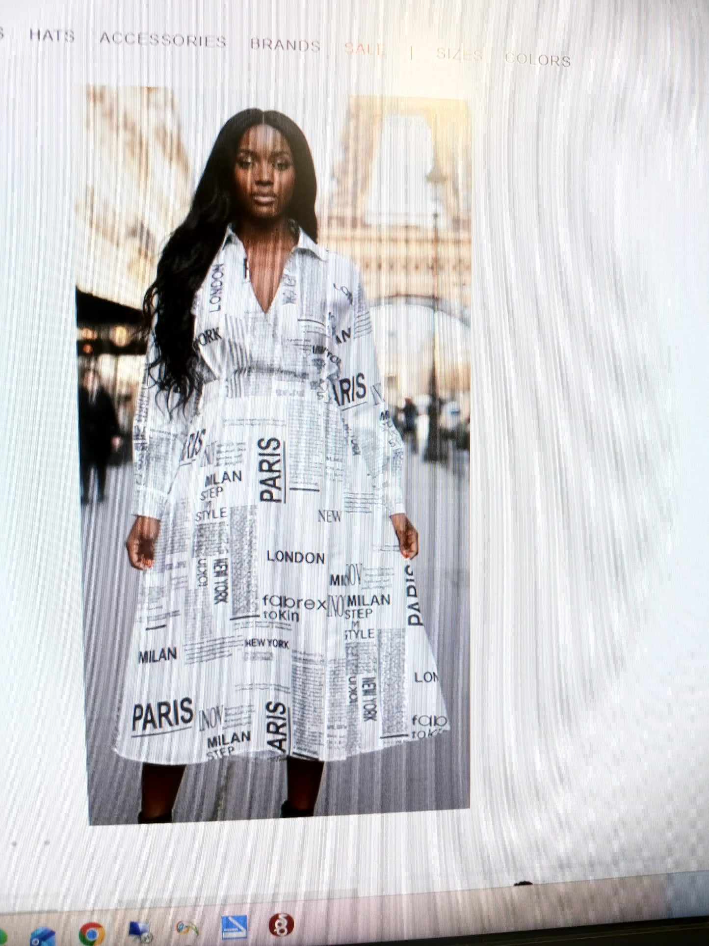 7.11.26 Dress newspaper wrap dress midi
