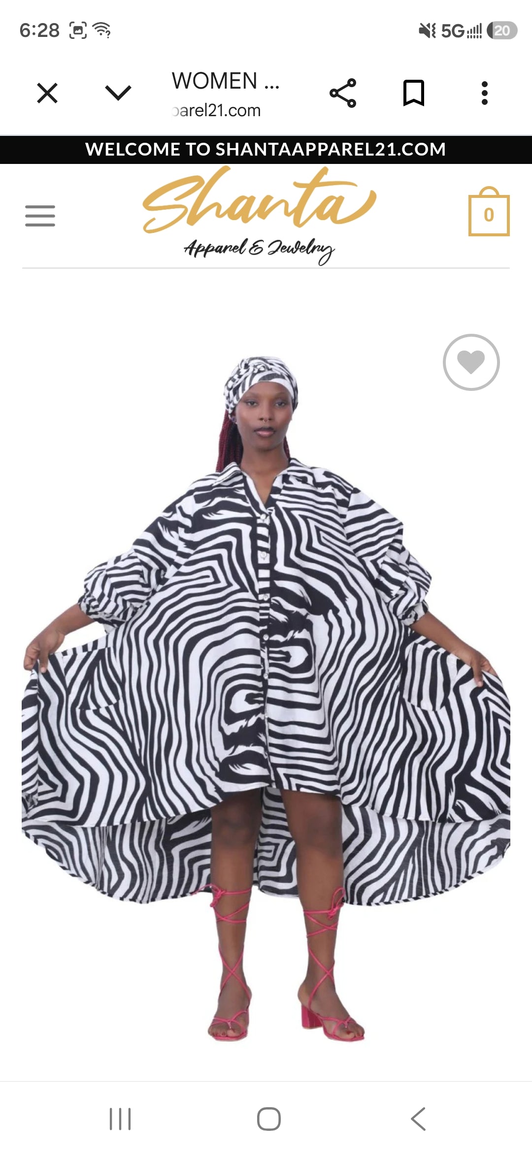 8.27.26 Dress SA zebra print high low