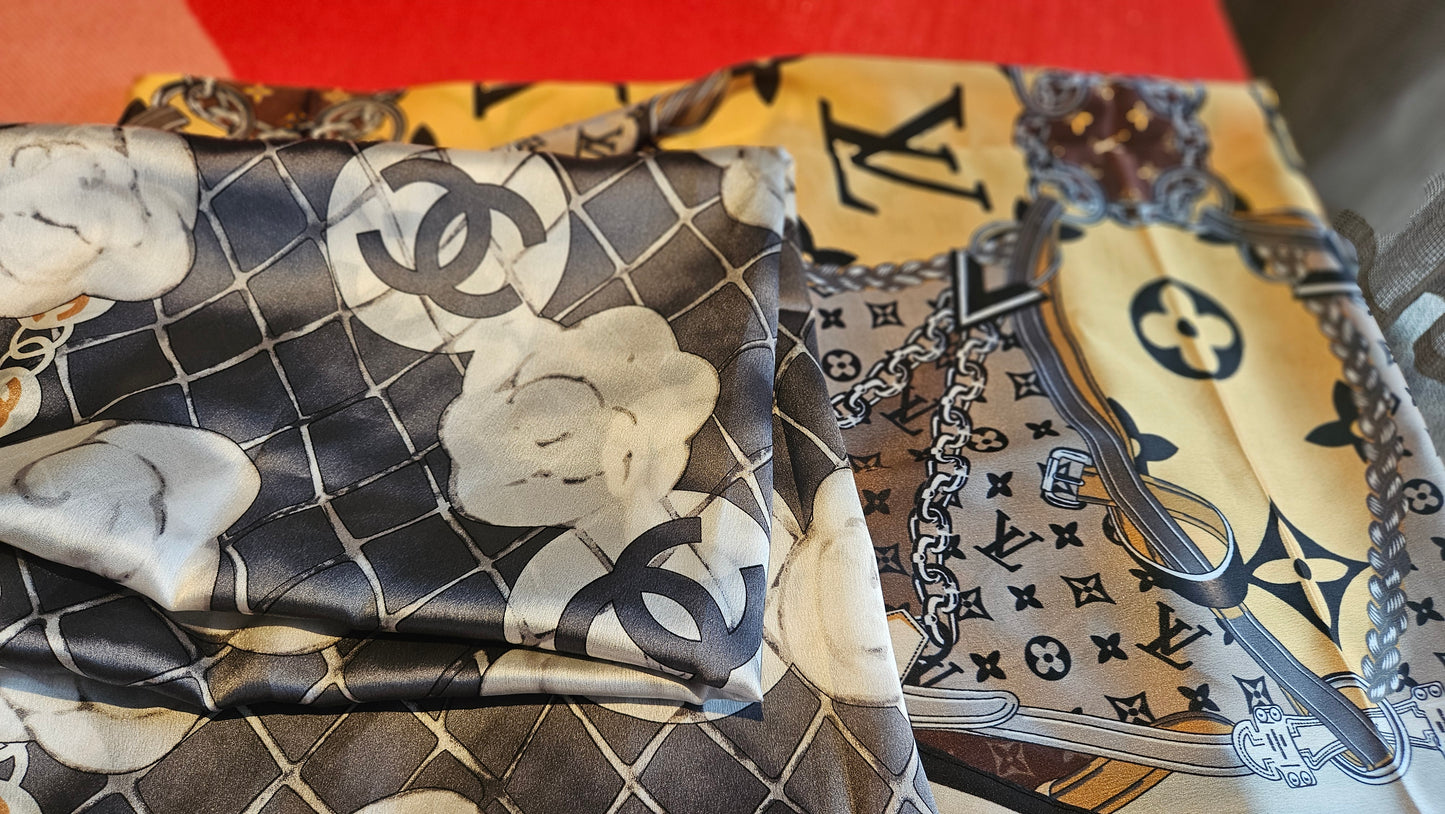 7.18.25 Scarves silk scarves variety designs