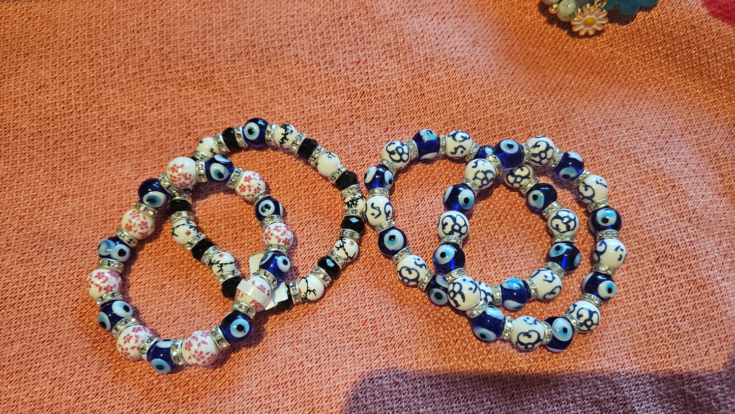 7.18.25 Bracelet beaded eye of protection