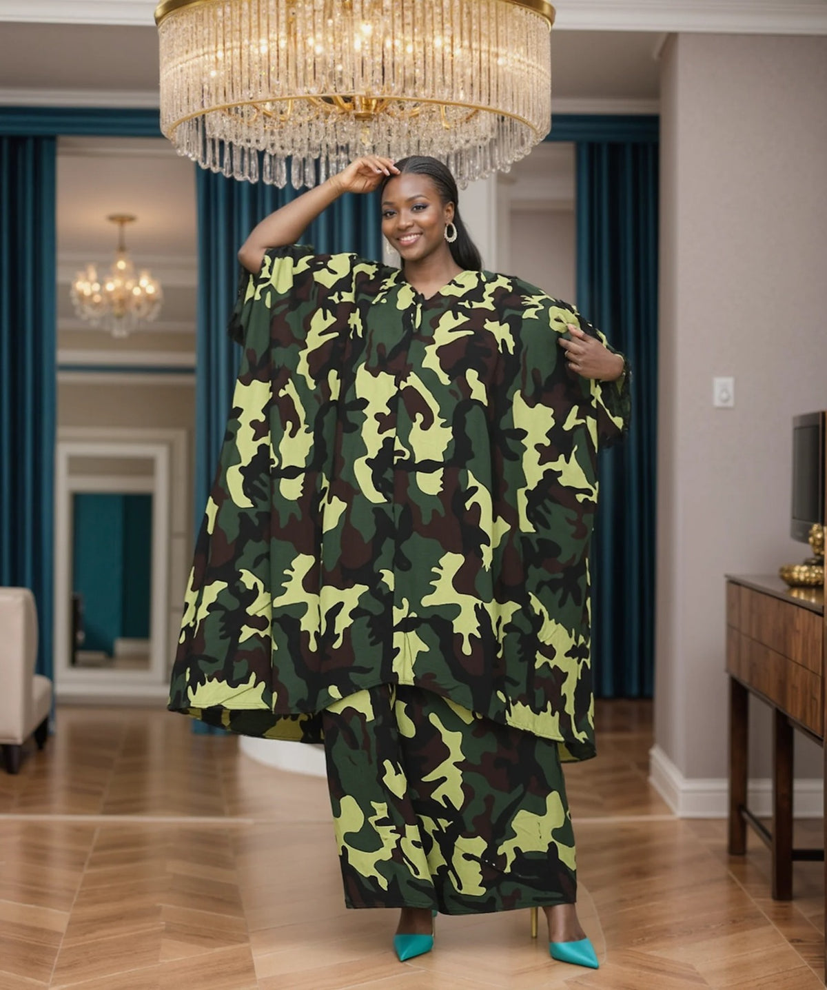 10.3.26 SA pants set camo flowy pants