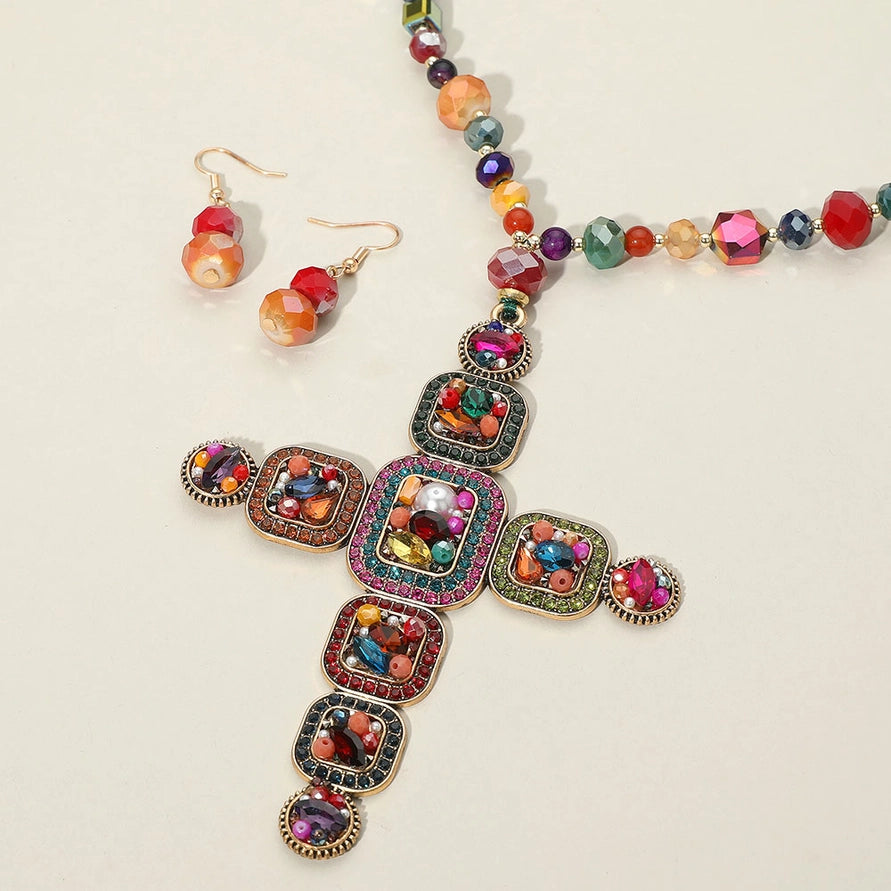 8.19.26 Necklace bead cross