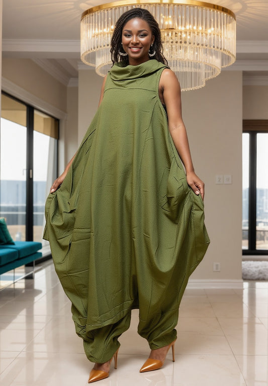 10.6.25 Jumper zip up bottom with calf neck attached OS