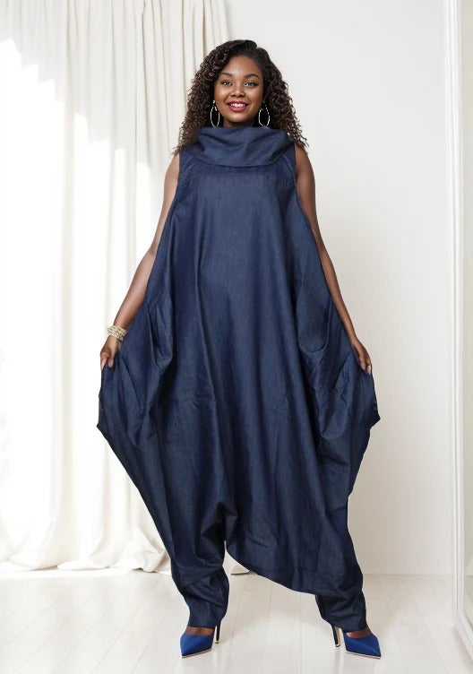 10.6.25 Jumper zip up bottom with calf neck attached OS