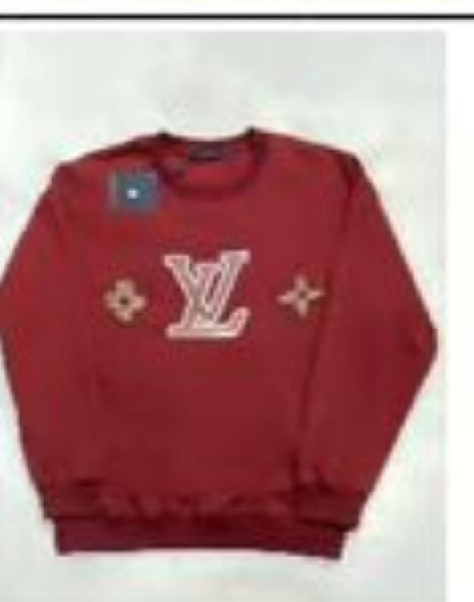 1.12.26 Sweatershirt L design Crimson red