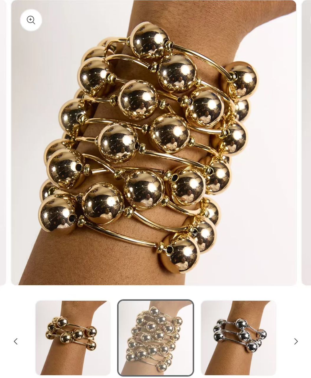 1.12.26 Bubble beaded bracelet