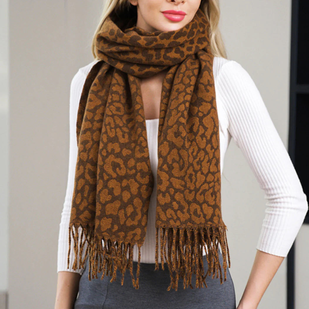 10.14.25 Scarf leopard print scarf