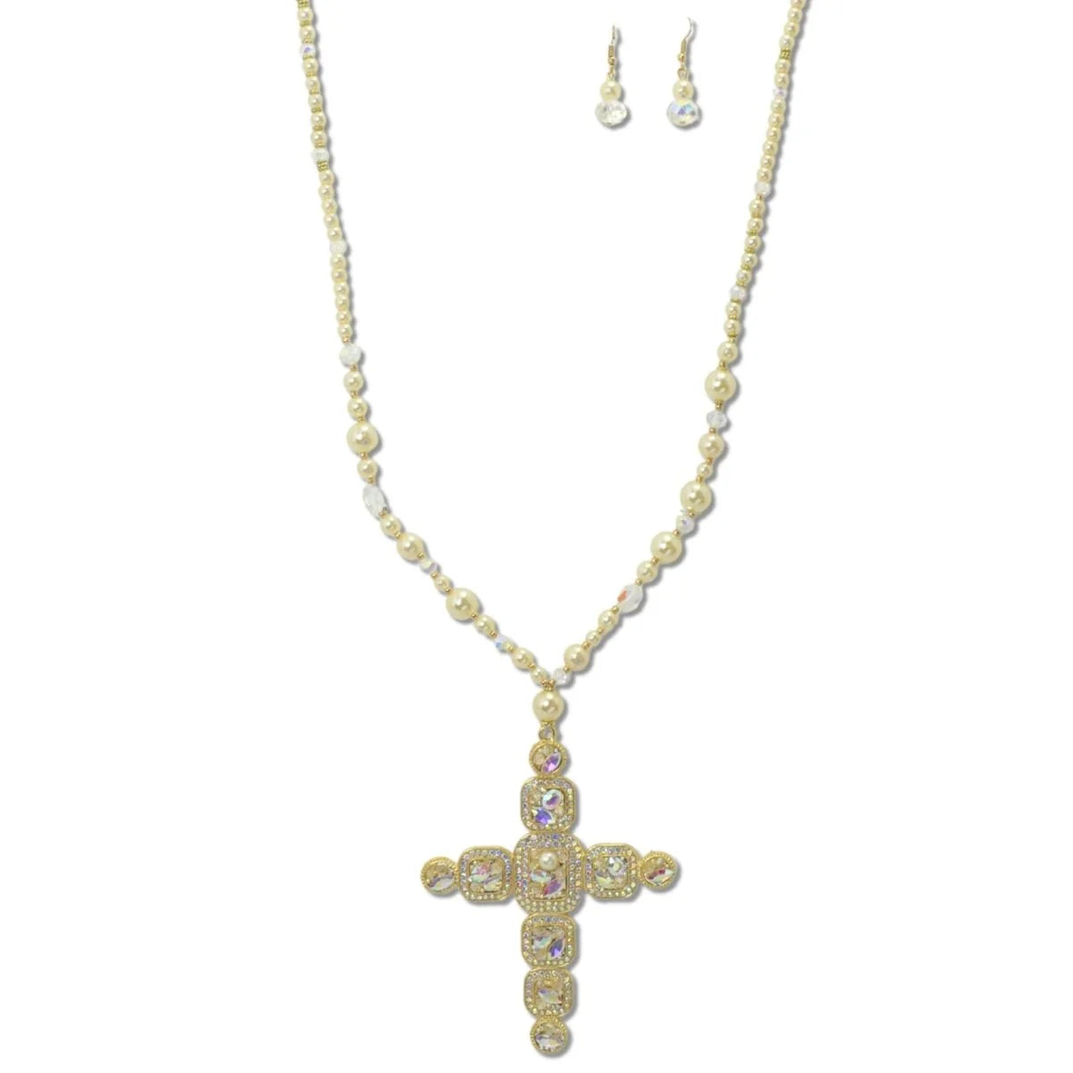 8.19.26 Necklace bead cross