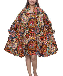 10.14.25 Coat dress KC button up w brassbutton coat dress fit up to 2x