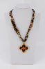 2.5.26 Necklace cheetah print quadfold
