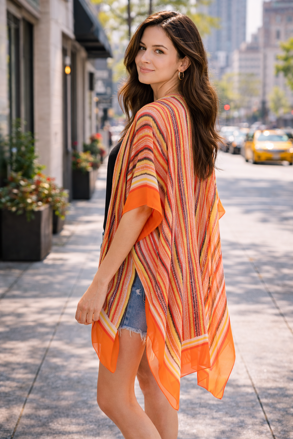 9.3.26 Duster orange/brown stripped OSFM