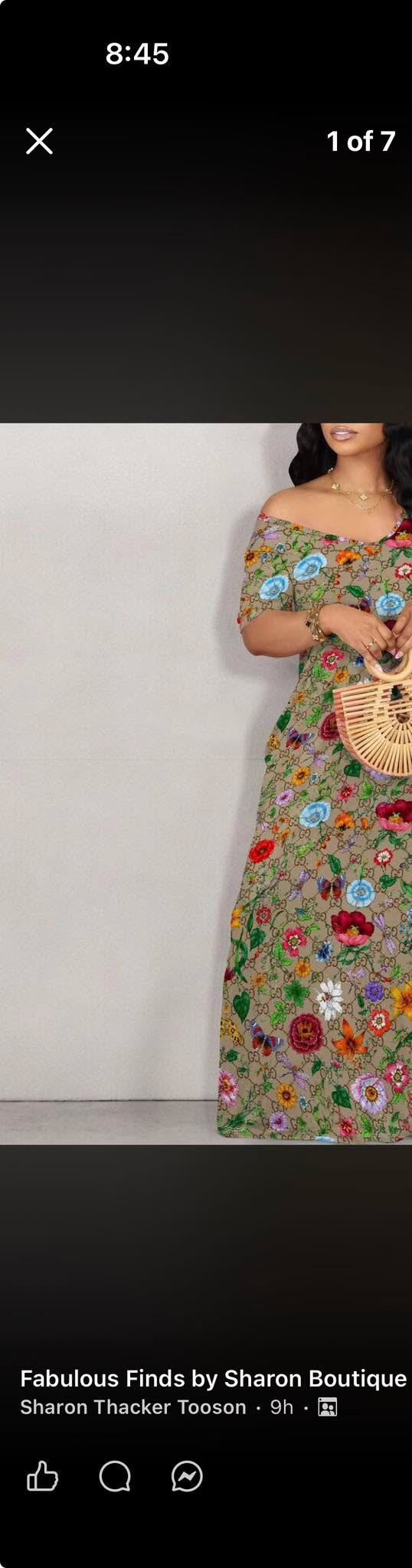 8.16.26 Dress G maxi w flowers