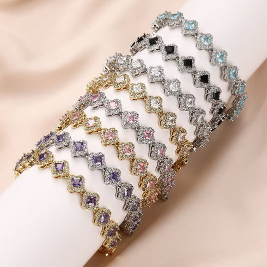 2.9.26 Bracelet rhinestone w various color