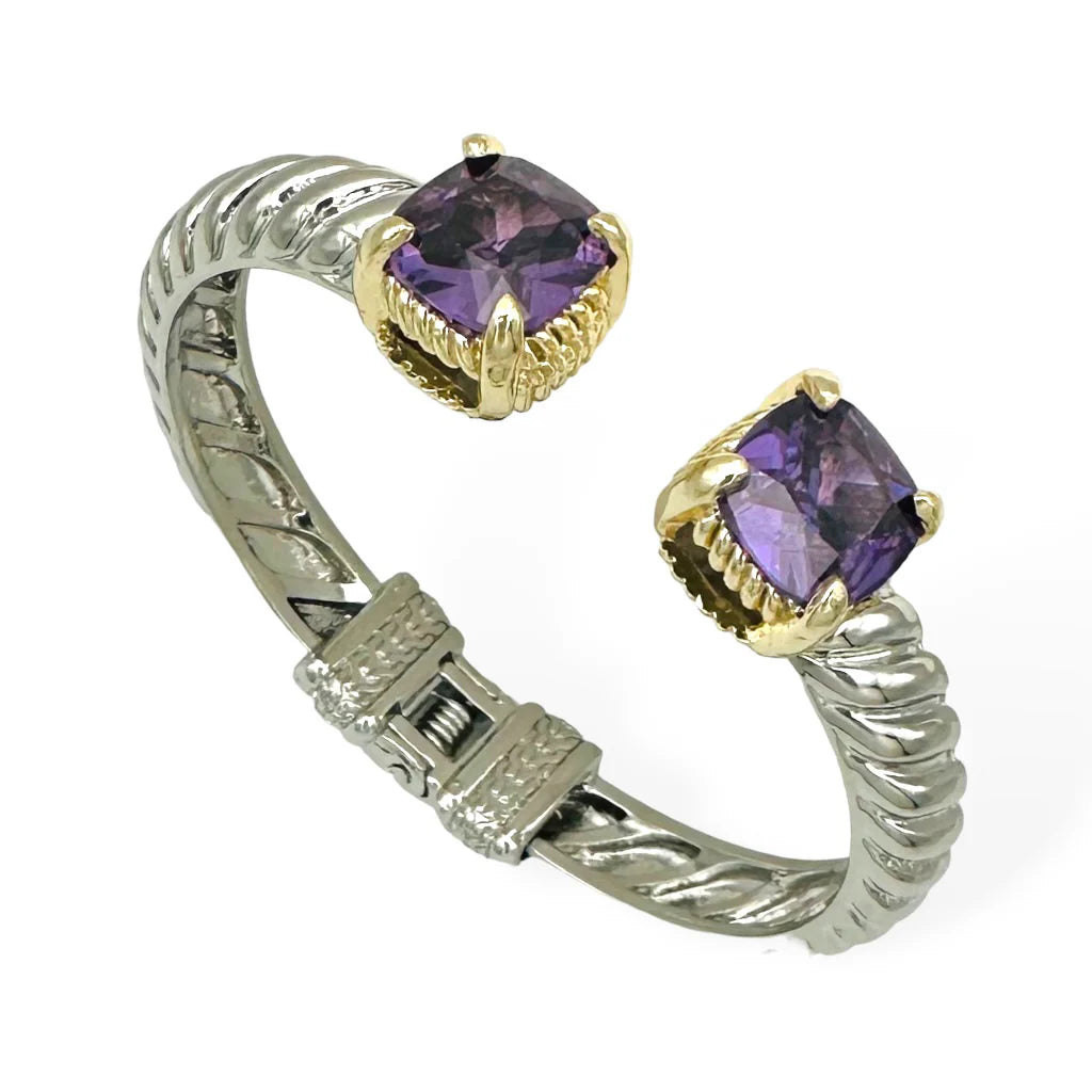 7.22.26 Bracelet SILVER GOLD CUFF BANGLE