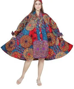 10.14.25 Coat dress KC button up w brassbutton coat dress fit up to 2x