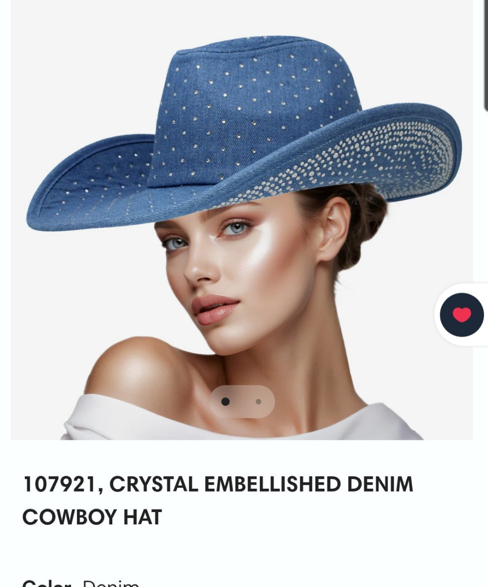 6.15.25 hat cowgirl bling