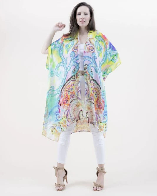 5.15.26 Kimono colorful paisley boho