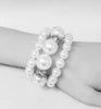 9.30.25 Bracelet chunky pearl bracelet 3 strands