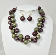 7.13.26 Necklace bubble gum cluster set