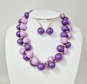 7.13.26 Necklace bubble gum cluster set