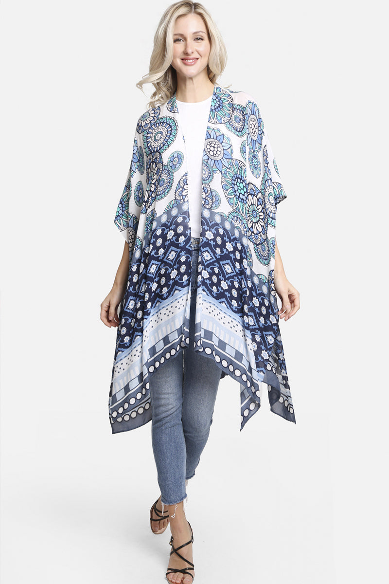 8.26.26 Duster DH Bohemian blue paisely OS