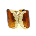 6.9.26 Bracelet chunky acrylic w gold trim