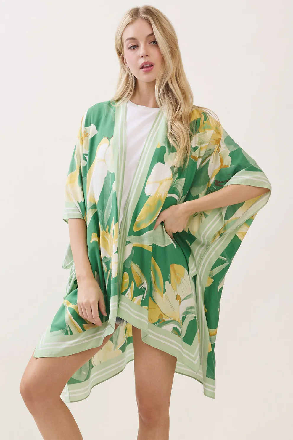 7.13.26 Duster  GG tropical cotton floral OS