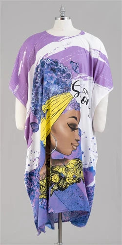 8.30.25 Kaftan Violet w lady she strong up to 3x