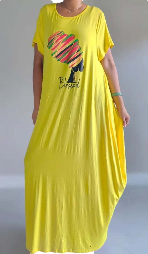7.4.26 Dress Blessed african lady head up to 3x