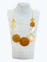 6.9.26 Necklace Modern acrylic disc necklace