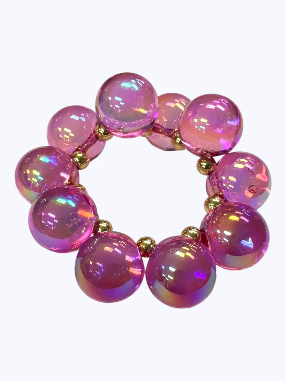 7.28.26 Bracelet  Hologenic acrylic bead;